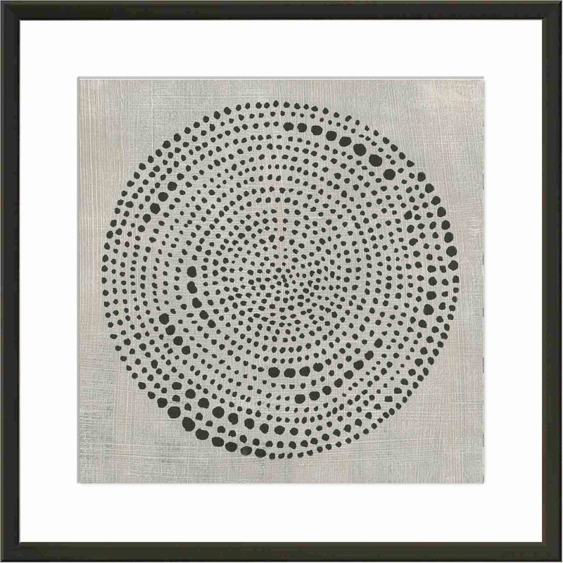 Mythos I par Chariklia Zarris - peinture encadrée, H 16,09 po x l 16,09 po x P 1,1 po