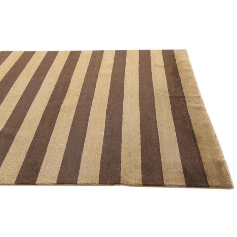 Tapis brun clair et brun Naber