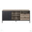 Meuble télé à finition rustique Nantan, design durable et peu encombrant, décor élégant pour le salon et la chambre à coucher