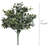 10 inch Green Foliage Plant, Faux Plant for Floor and Tabletop Decor