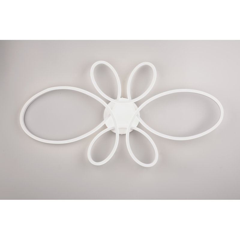 Danilah LED Flush Ceiling Light, White