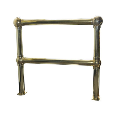 2-1/2" H X 3" W Polished Stainless Steel 90 Degree Flush Fitting W/ Polished Chrome Elbow For 2-Inch Bar Rail