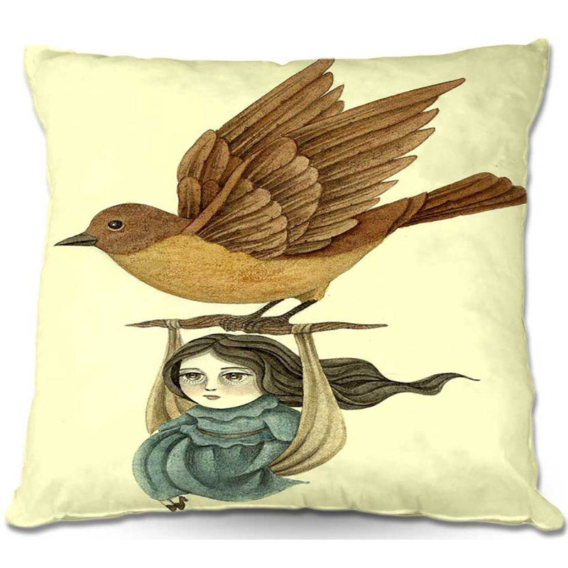 Reversible Throw Pillow, 18" x 18"
