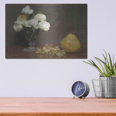 Roses And Fruit' by Stellar Design Studio, Metal Wall Art