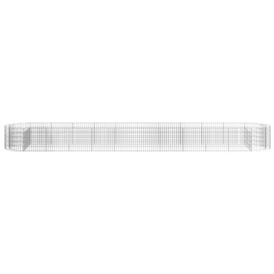 Dakota Fields Gabion Raised Bed Galvanised Iron 