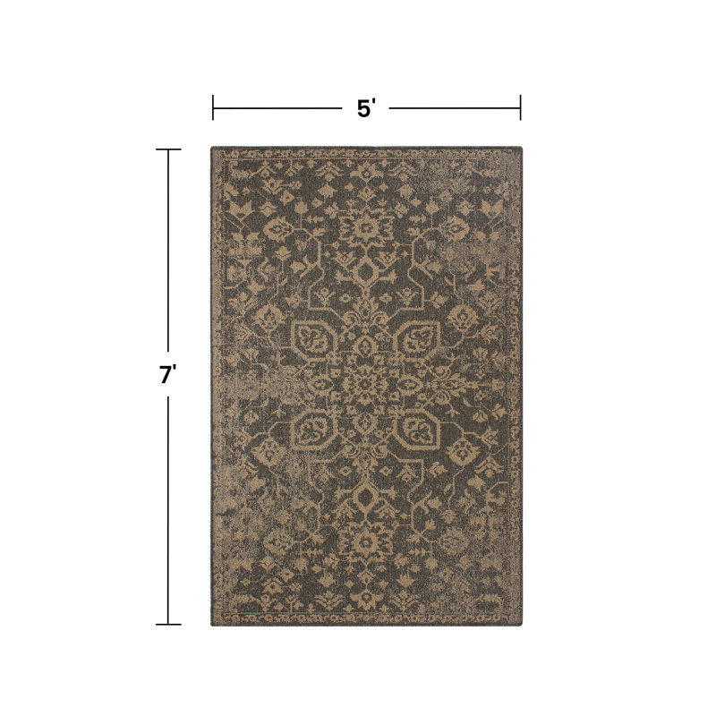 Tapis d'extérieur à tissage extérieur Heritage Medallion