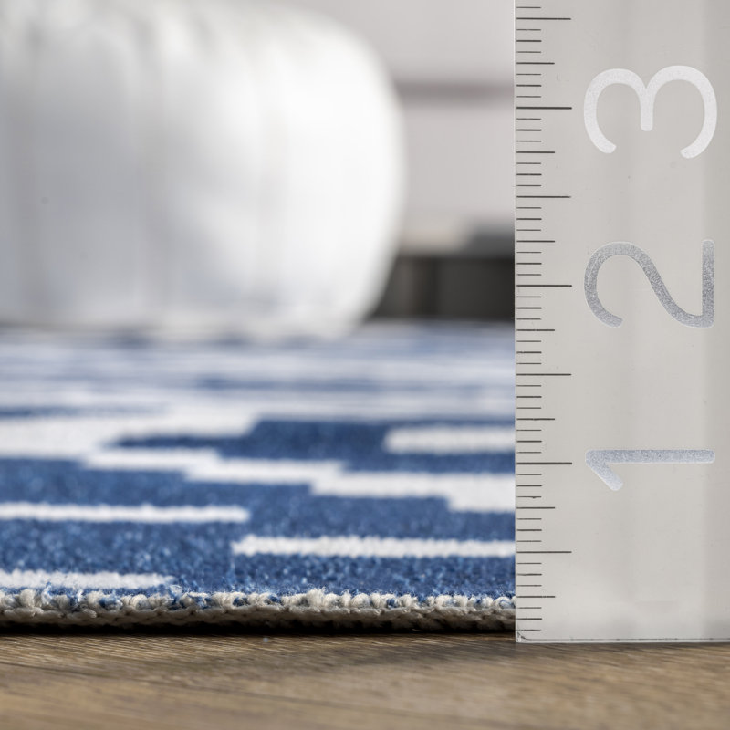 Chiara SpinClean Machine Washable Modern Geometric Area Rug, Rectangle 4' x 6'