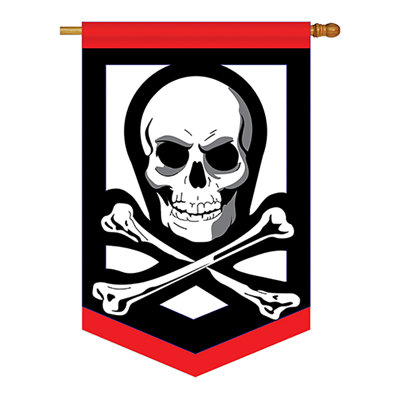 Double Sided 40'' H x 28'' W Polyester House Flag