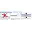 White Acrylic Hinges - No Glue Required Self-Adhesive White Plastic 150mm