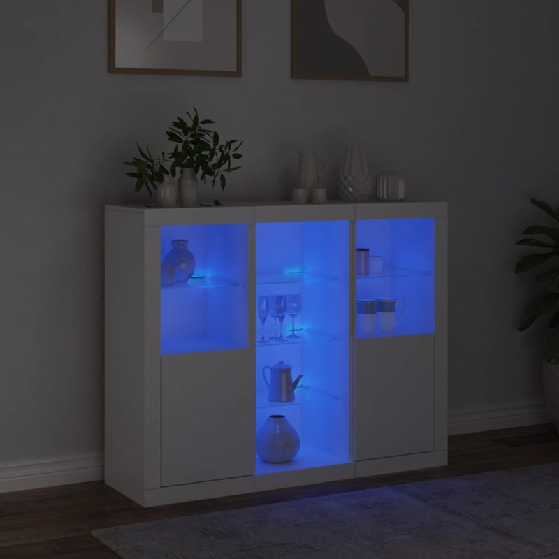 Azsa 123cm Sideboard, White