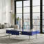 Table basse 52,4 po x 26,8 po x 15,6 po - blanc ultrabrillant-130088012