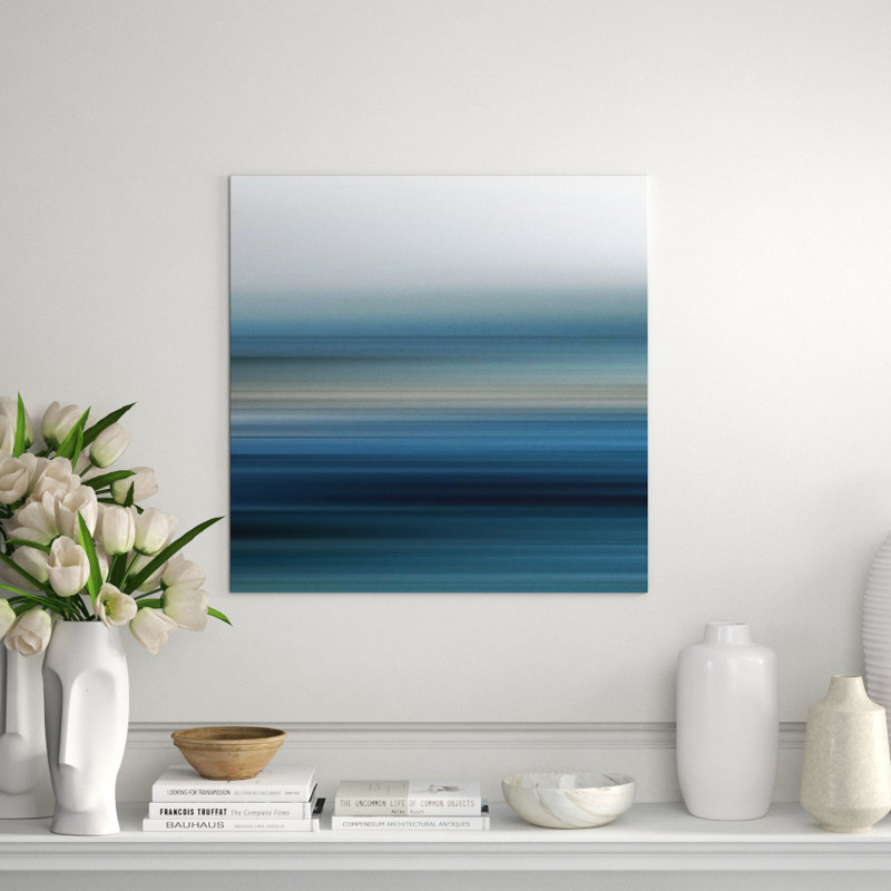 Blue Motion II Print by Sofia Fox, 24" H x 24" W, Plexi