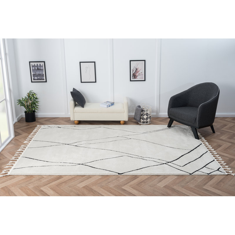 Magic Tapis white Rug, Rectangle 200 x 290cm