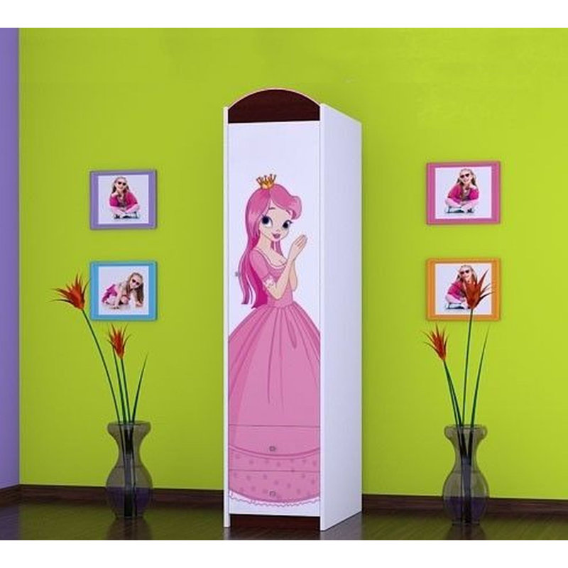 Ellyson 1 Door Wardrobe, Black