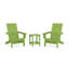 POLYWOOD by AllModern Outdoor Adirondack Chair With Table-1287047533