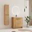 Ensemble de meuble-lavabo simple 30 po avec 2 portes Diandrea et lavabo en céramique-1792973636