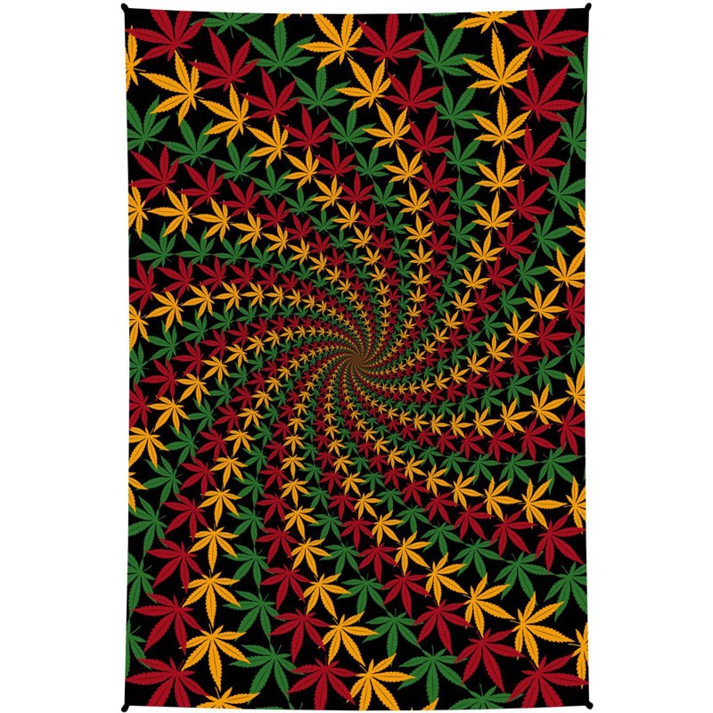 Tapisserie en coton 3D 100% Rasta