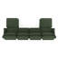 Quatre places avec soutien lombaire élégant, mobile, en bois, assise ergonomique, configuration personnalisable pour différents espaces en chenille, coussins, base en bois massif, dossier, configuration-120913041