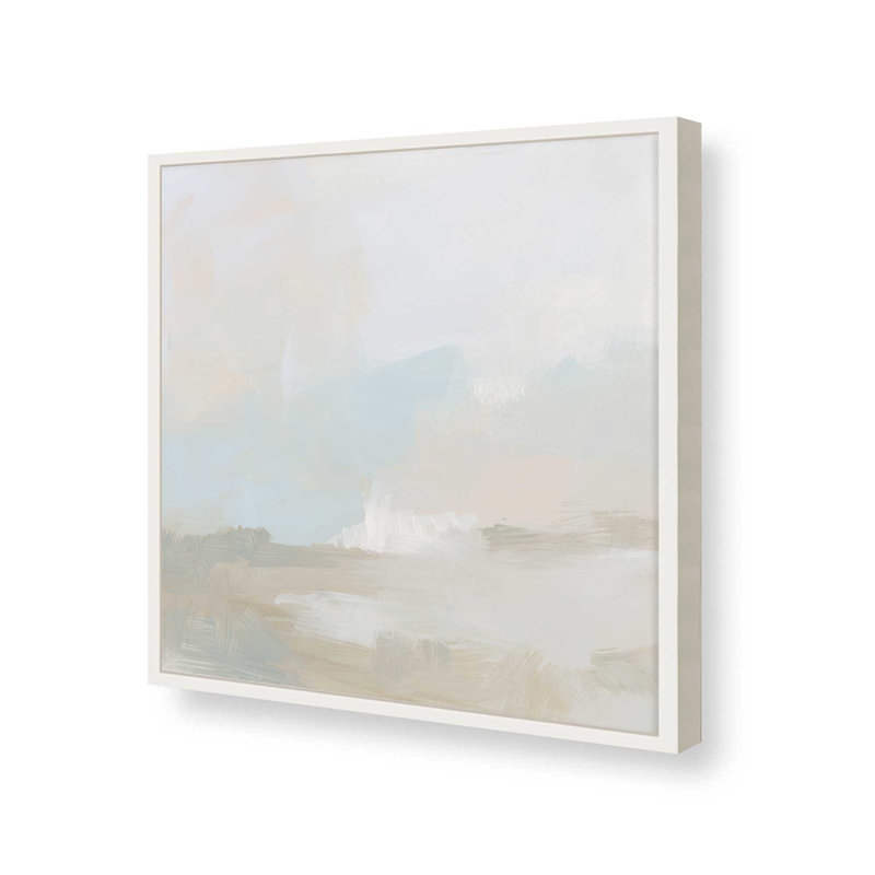 Dawn's Soft Light I Print, Cadre ouvert à coins ouverts, blanc opaque, H 13,5 po x l 13,5 po