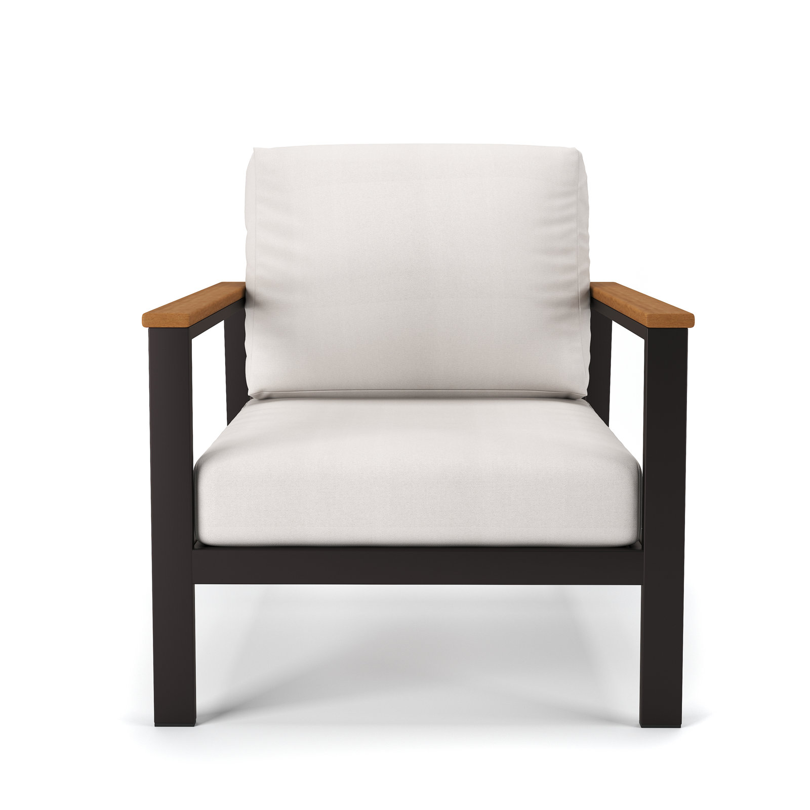 Townsend Sunbrella® Patio Lounge Chair, Sunbrella® Cast Ash, Antique Mahogany, Yes