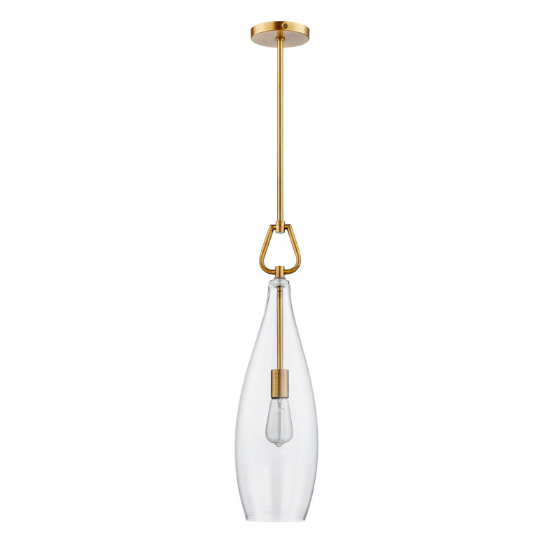 Luminaire suspendu en métal Becca, bronze
