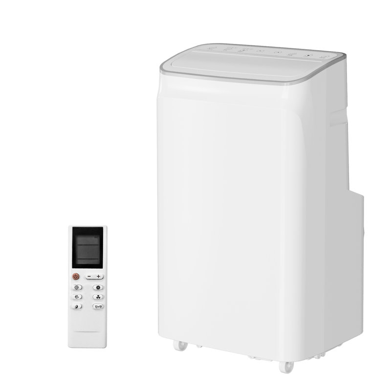 Climatiseur sur pied 3-en-1 avec dÃ©shumidificateur et ventilateur, tÃ©lÃ©commande et panneau tactile Ã  DEL, mode veille et kit de fixation pour fenÃªtre, pour un fonctionnement silencieux jusqu'Ã  51 mÂ², 12 000 BTU (partie supÃ©rieure blanche)