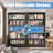 71" Metal 5-tier Bookshelf With Adjustable Storage Shelves, Heavy Duty Tall Bookcase For Living Room, Library, Office, Bedroom, Including Book Stopper-114193950