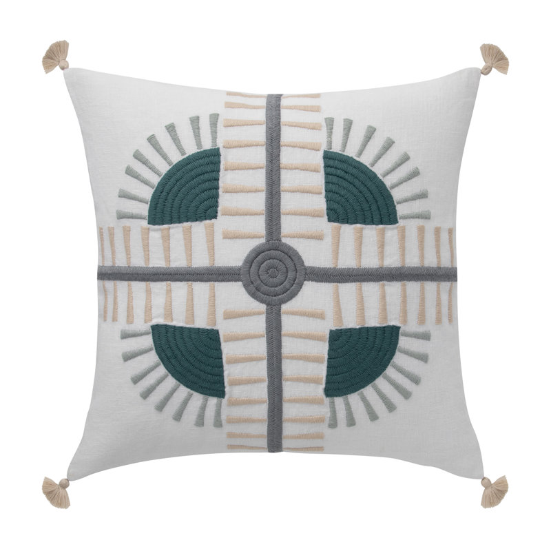 Square Pillow Cover & Insert, Aqua