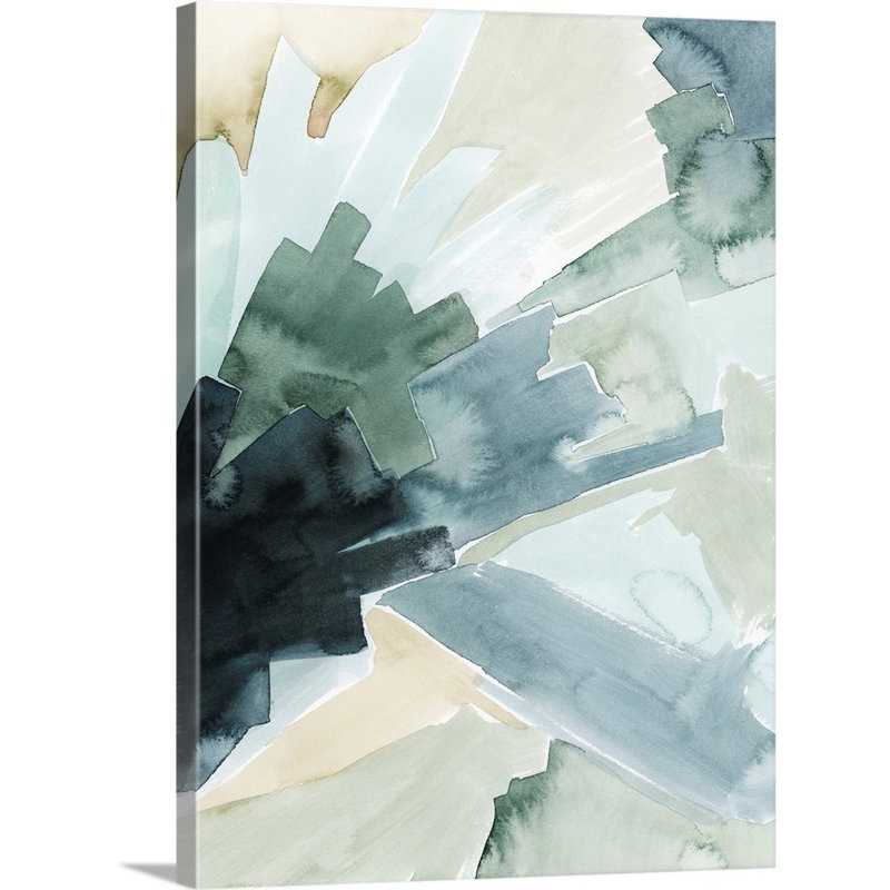 " Shadow Breeze I " by Grace Popp Painting Print, Wrapped Canvas, 40" H x 30" W x 1.25" D
