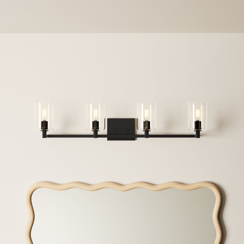 Haines 4 - Light Dimmable Vanity Light, Midnight Black