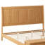 Structure de lit en bois massif avec banc de rangement intégré-133400930