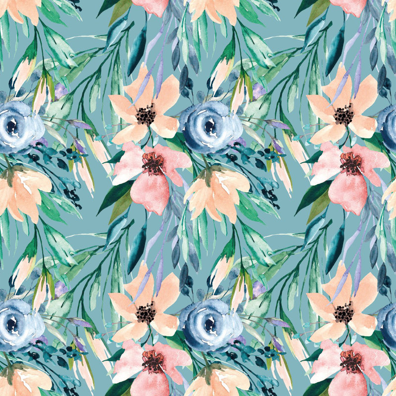 Peel & Stick Floral Wall Mural