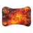 Fiery Facets - 1 Piece Bone Shape Feeding Mat