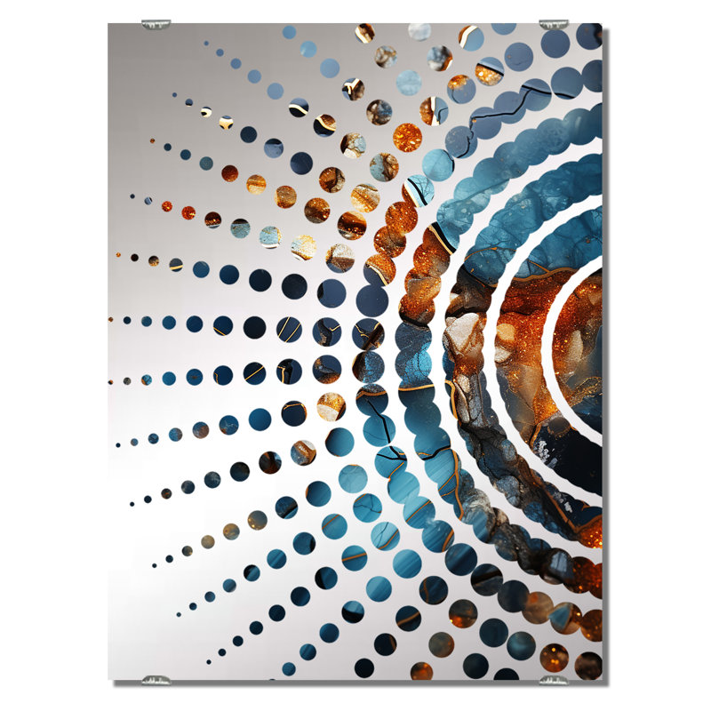 Knezova - Miroir mural en marbre MIR137634, 40 po x 30 po