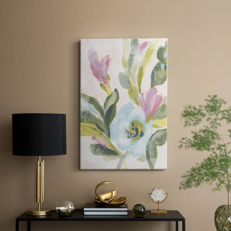 Floral Breeze Fresco II - galerie Cavas sur mesure, H 27 po x l 18 po