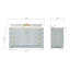 ARIEL TAYLOR 61 IN RECTANGLE SINK VANITY-2010219649-1977495147