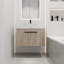 Meuble-lavabo mural 30 po avec lavabo en céramique