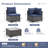 7 Piece Modular Patio Conversation Sets, Sectional Seating Group with Cushions-1056262841-1043022534
