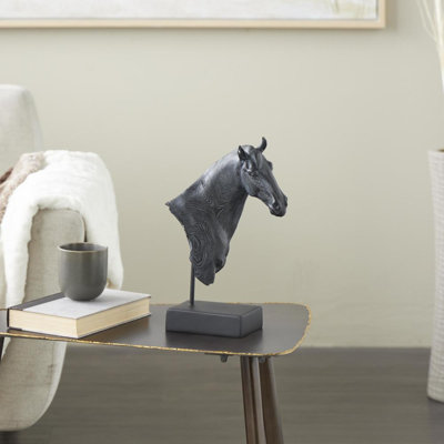 Sculpture cheval en résine Cleaster
