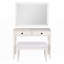 Bureau de coiffeuse moderne avec miroir