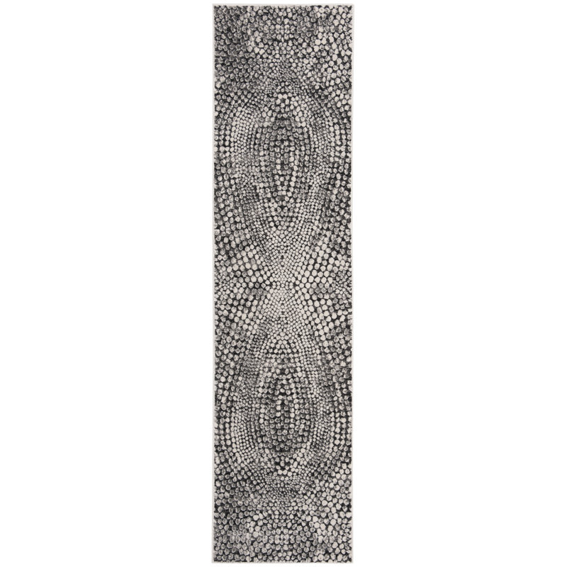 Kauffman Performance Abstract Rug, Runner 2' x 20'
