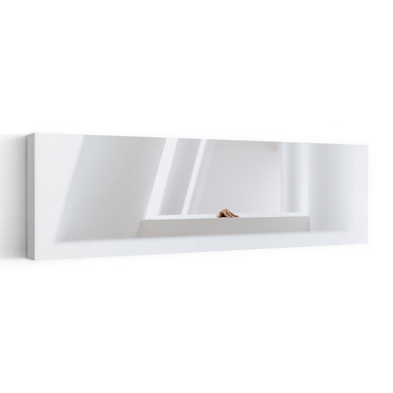 Subtle Form White Space by Matthias Leberle - Wrapped Canvas Panoramic Print, 121.92 cm H x 40.64 cm W