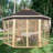 13 Ft. W x 11 Ft. D  Slolar Powered Metal Patio Gazebo with Sidewalls-110743370
