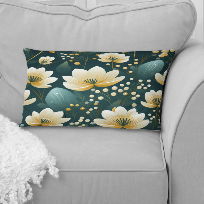 Coussin à imprimé floral rétro Marvel