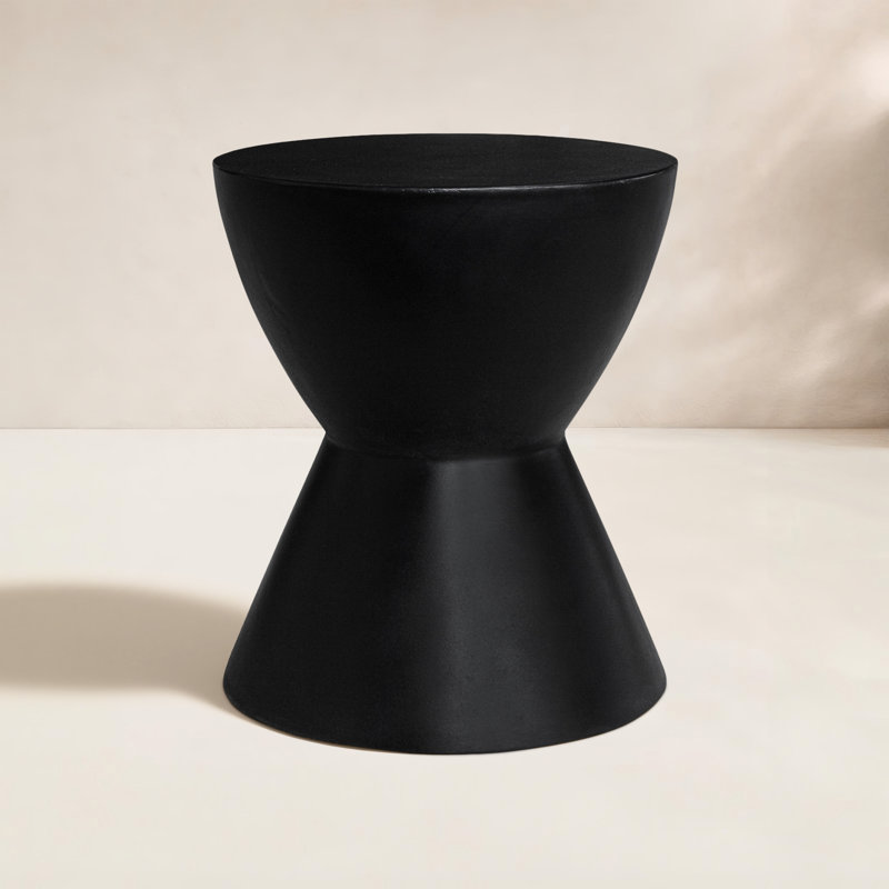 Neil Accent Stool, Black