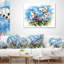 Coussin lombaire floral apollo papillons