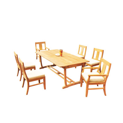Mas Outdoor - Piece Teak Dining Set