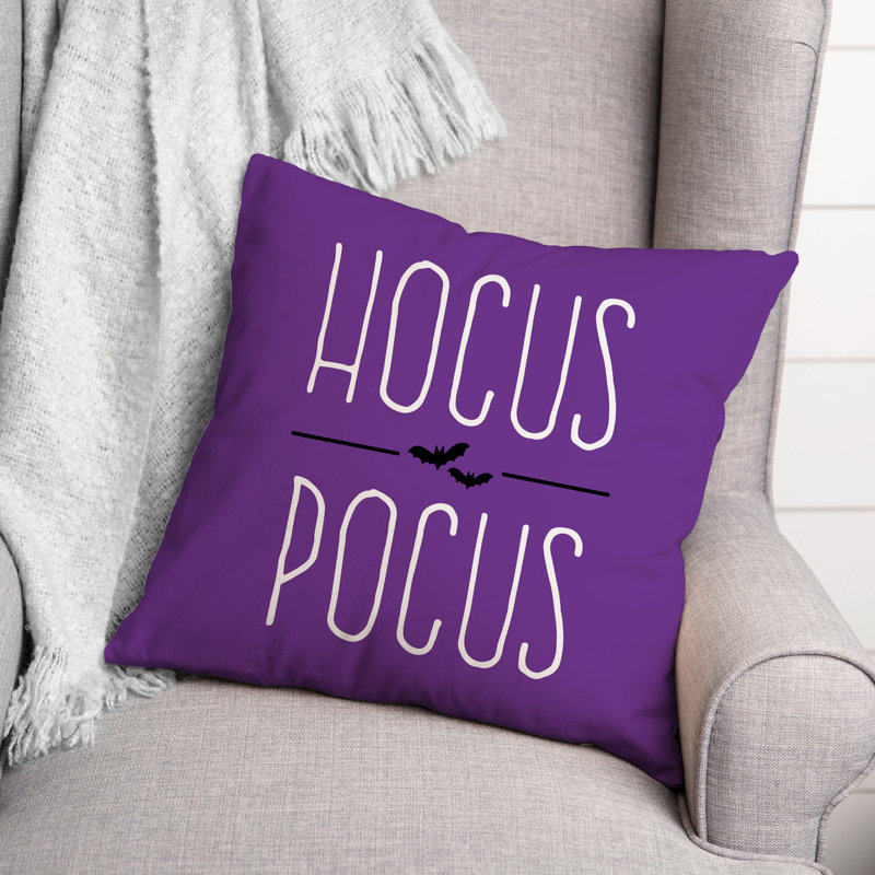  Housse et insert de coussin carré Hocus Pocus