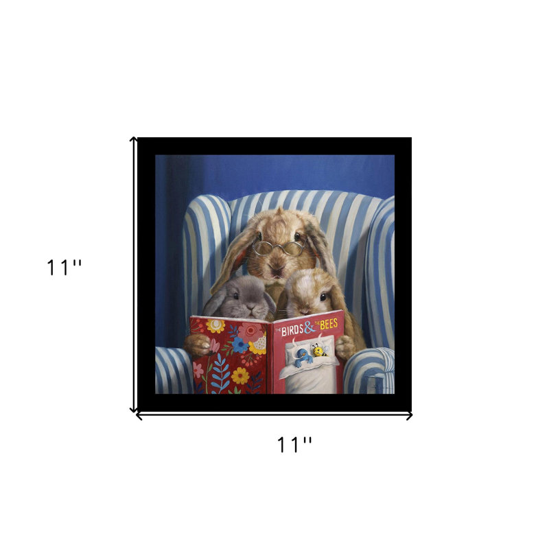 The Talk Black Framed Print Wall Art