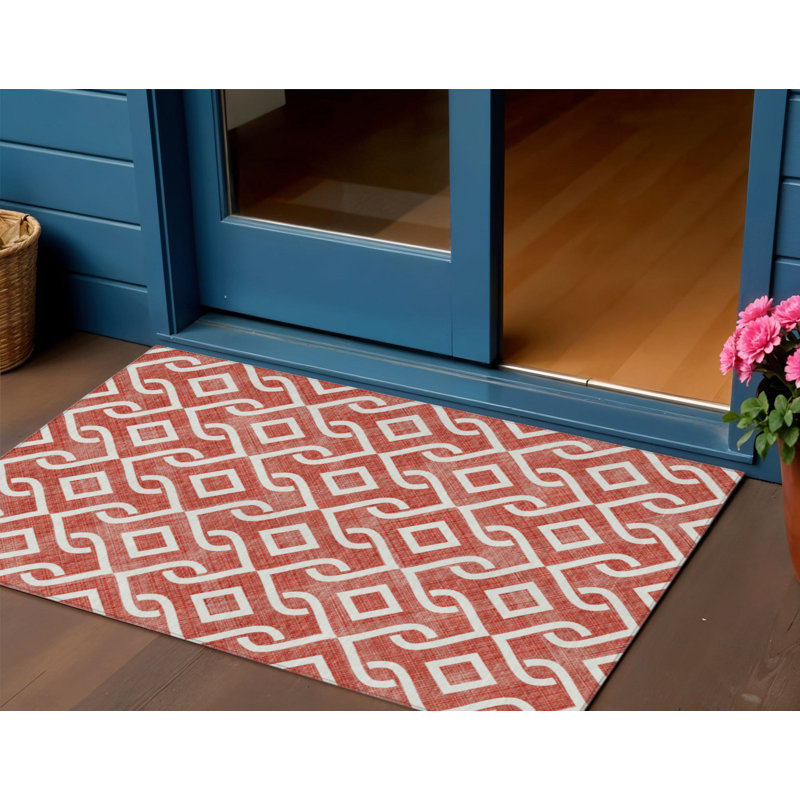 Tapis intérieur / extérieur ivoire lavable 3 pi x 5 pi